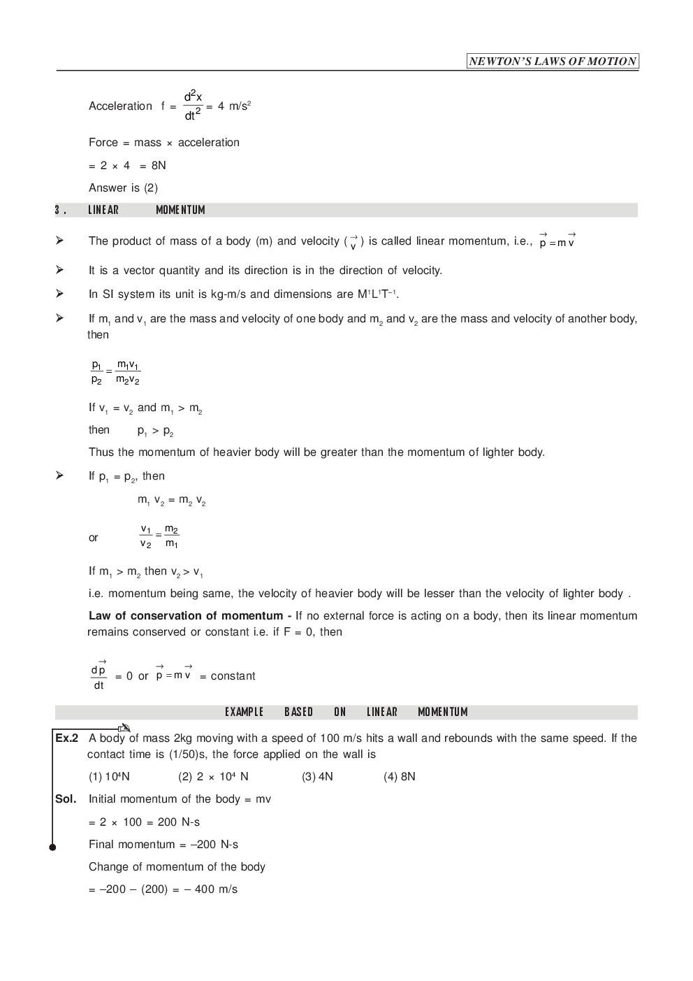 Newton’s Laws of Motion - Page 4