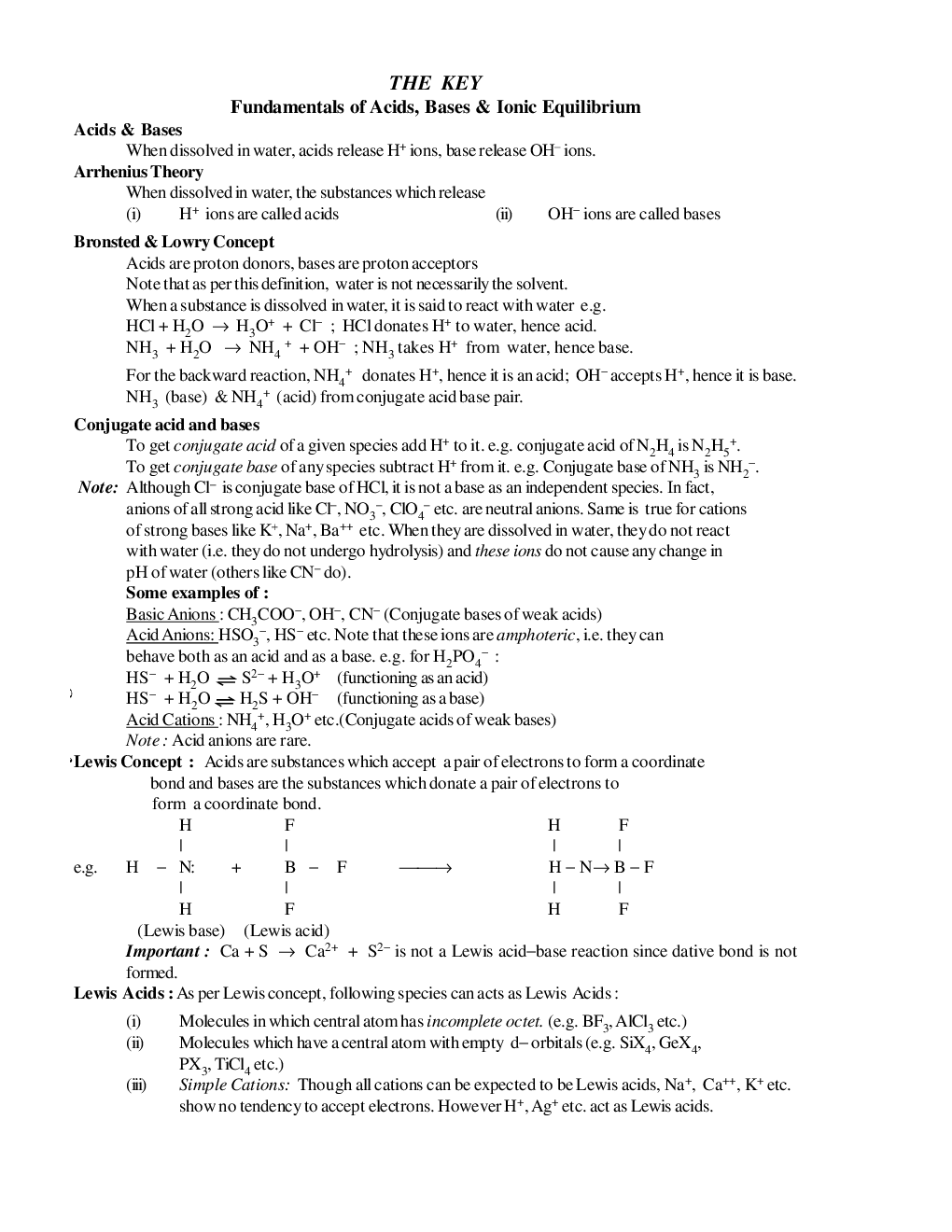 Ionic Equilibrium - Page 2