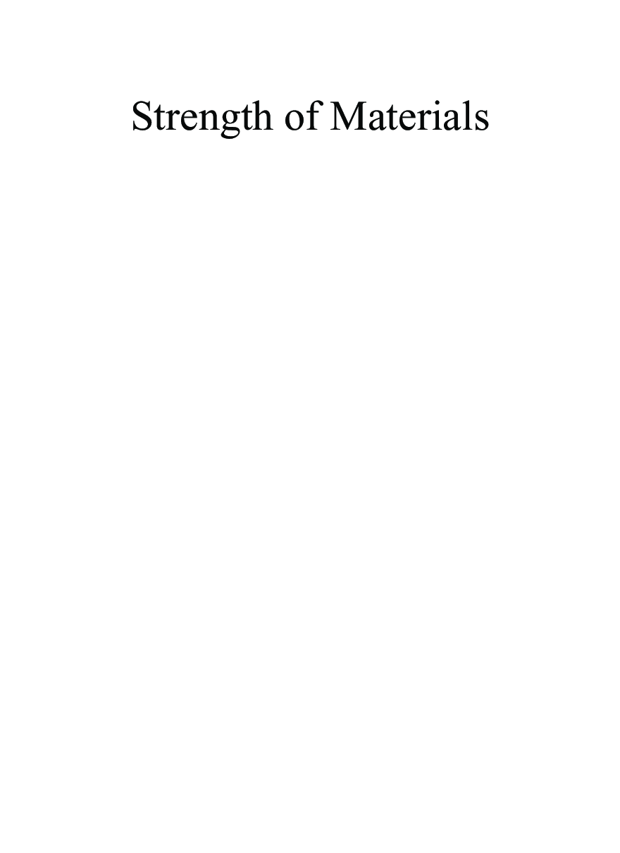 Download Strength Of Materials PDF Online 2020 by S. S. Bhavikatti