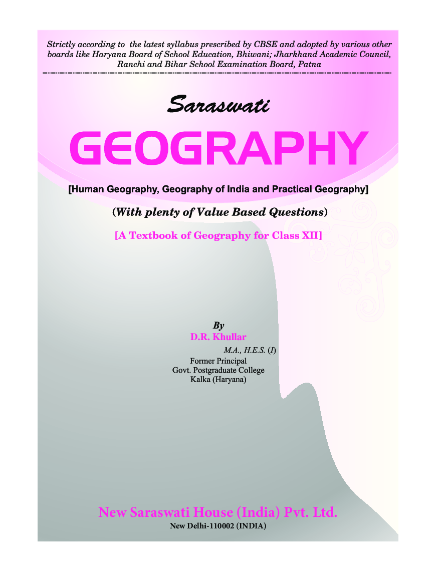 Download Class 11 Geography Book PDF 2020 by D R Khullar