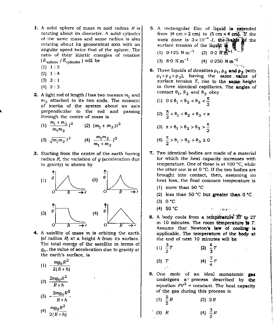 NEET Sample Papers With Answers 2018 Set 2 - Page 3