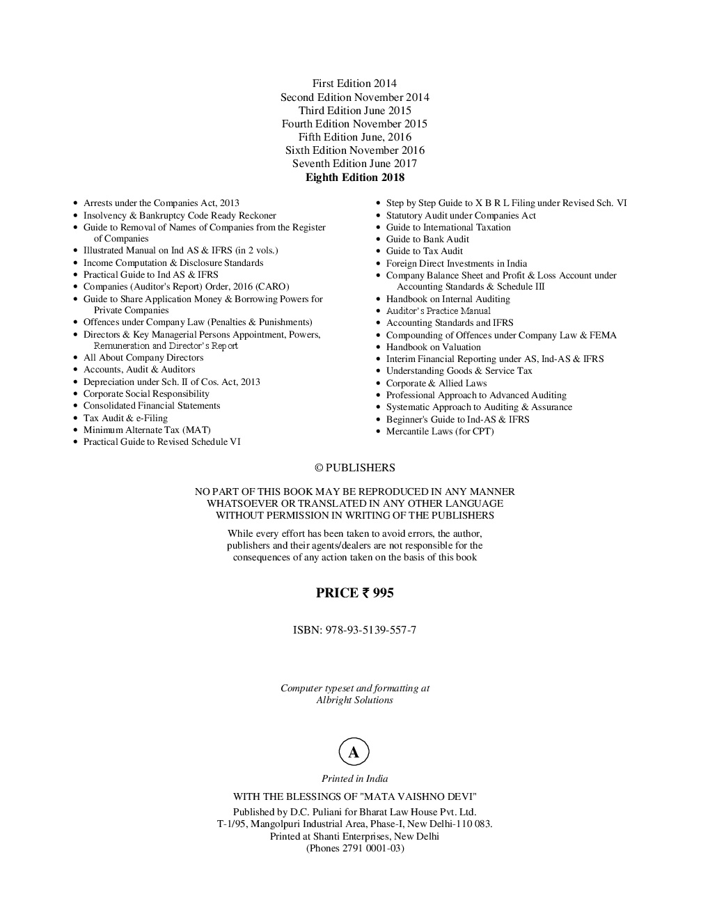 Handbook On Corporate, Allied & Economic Laws - Page 5