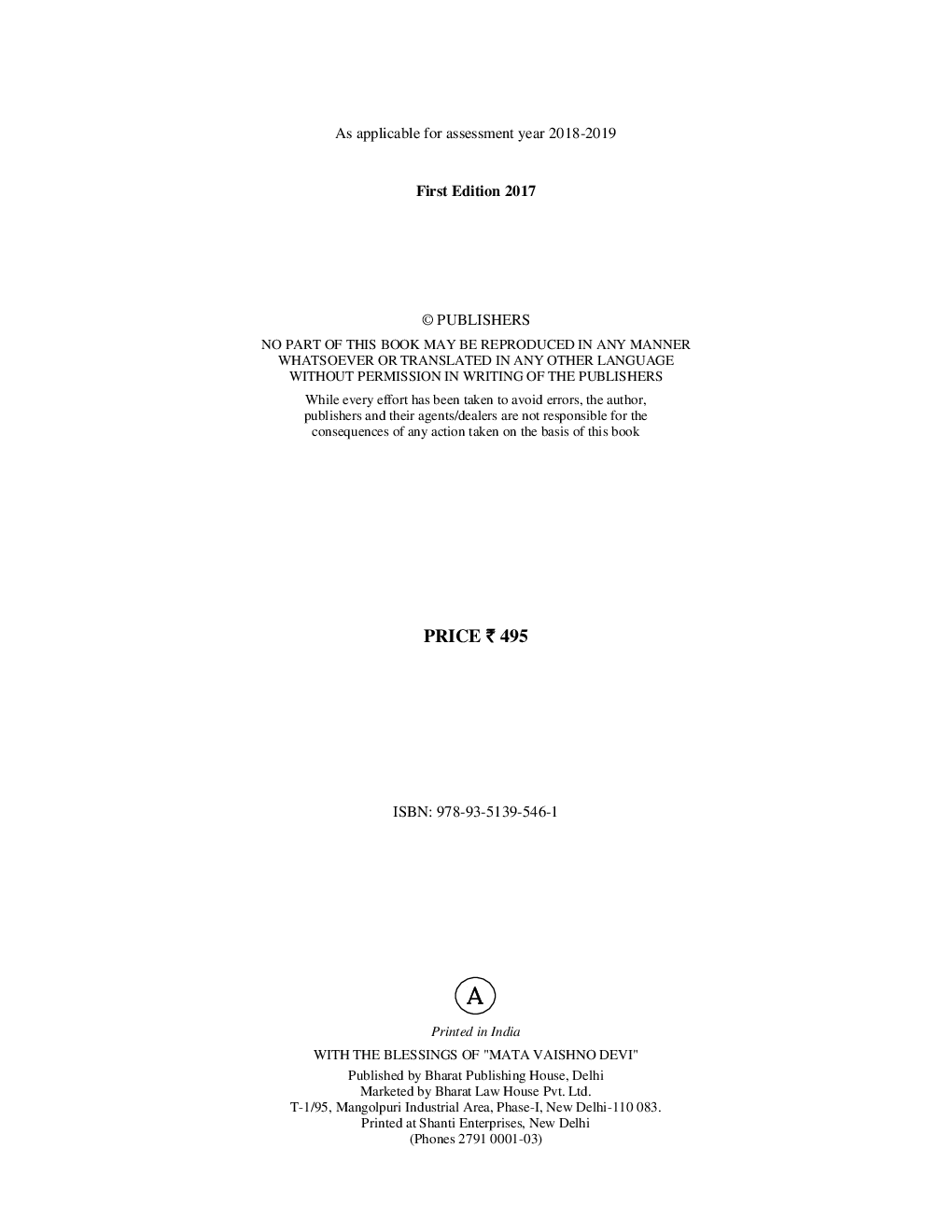 Handbook On Income Tax For CA Inter / IPCC - Page 5