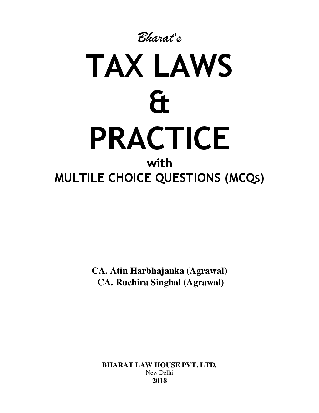 Tax Laws & Practice With MCQs - Page 4
