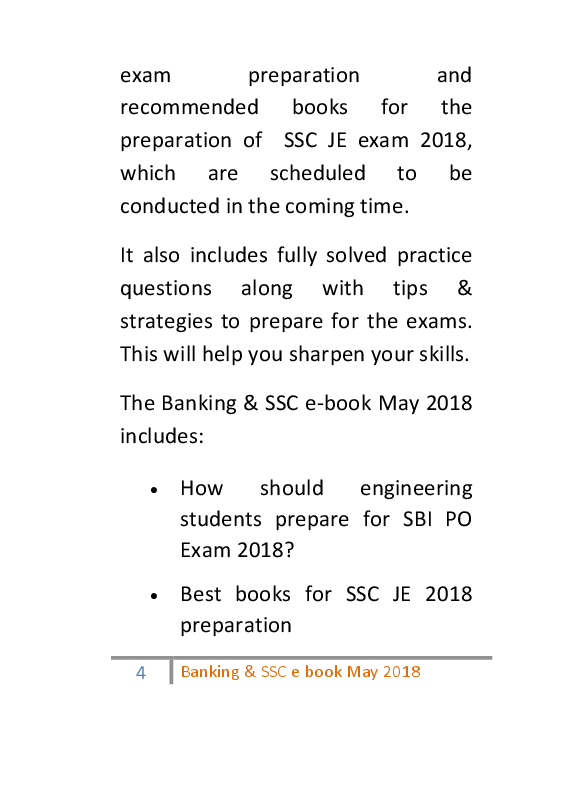 Banking And SSC May 2018 E-Book - Page 5
