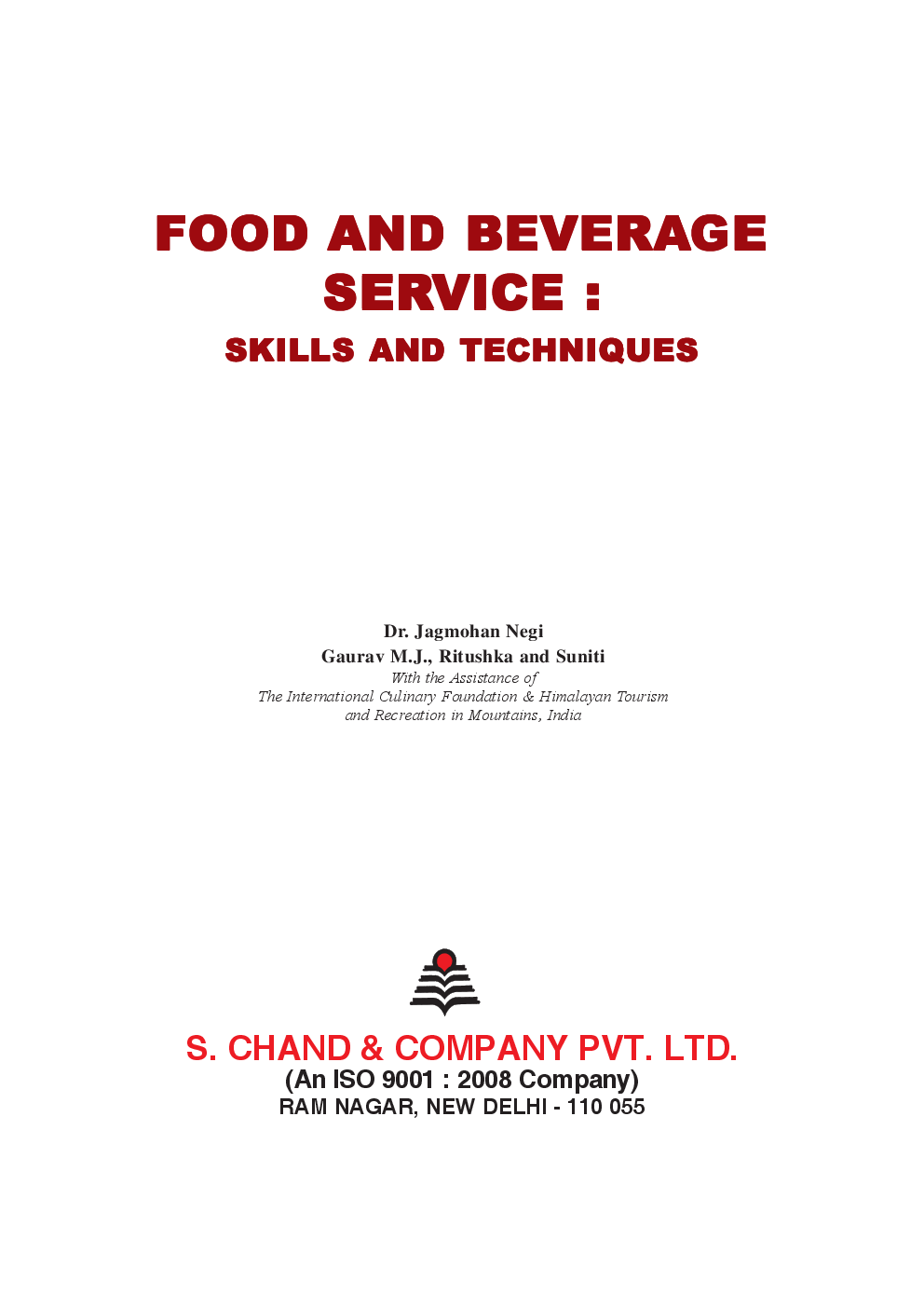 Download Food And Beverage Service Skills And Techniques by Dr