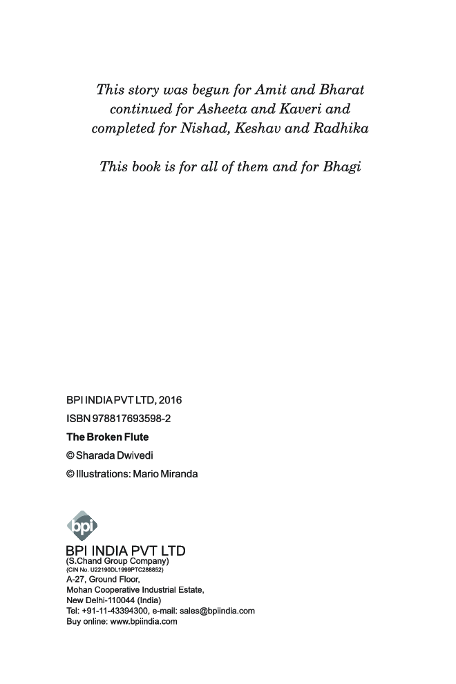 Download The Broken Flute PDF Online 2021 by Sharada Dwivedi