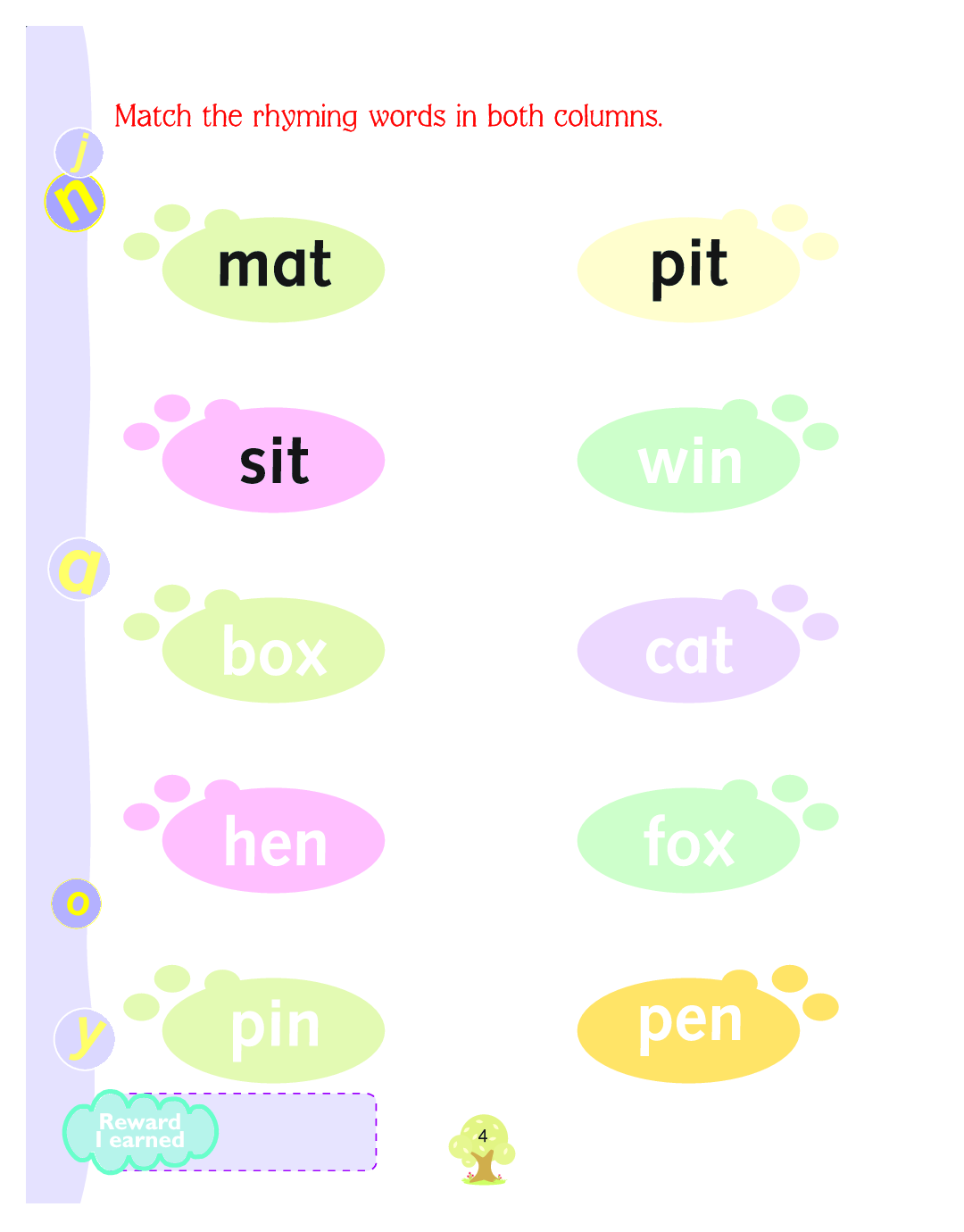 Writing with phonics picture