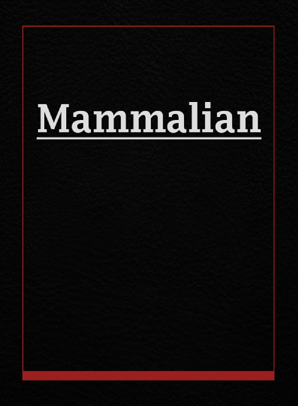 Mammalian - Page 1