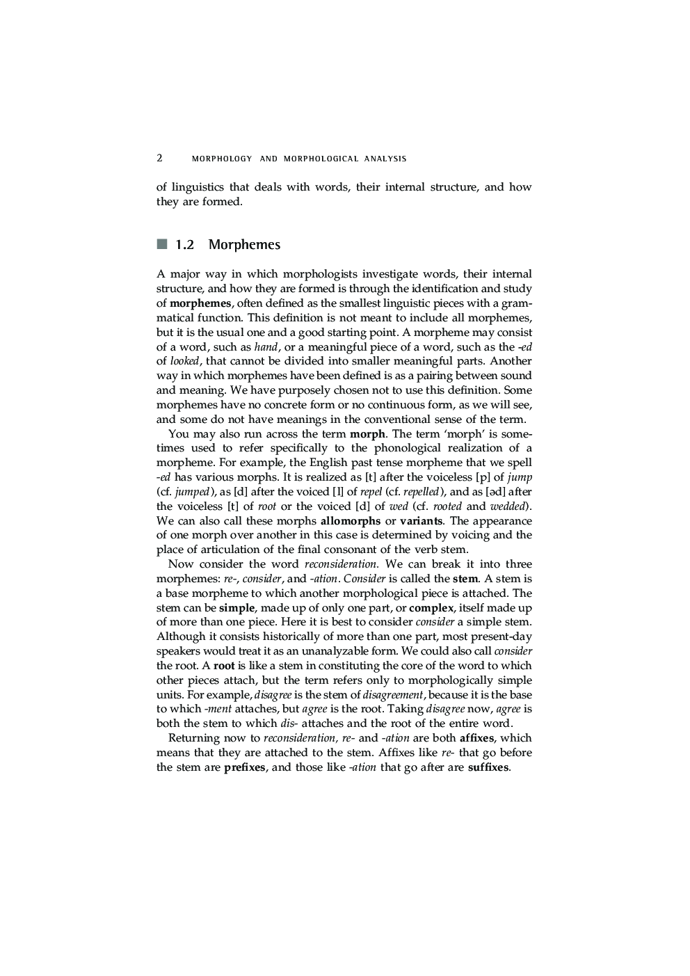 Morphology  - Page 3