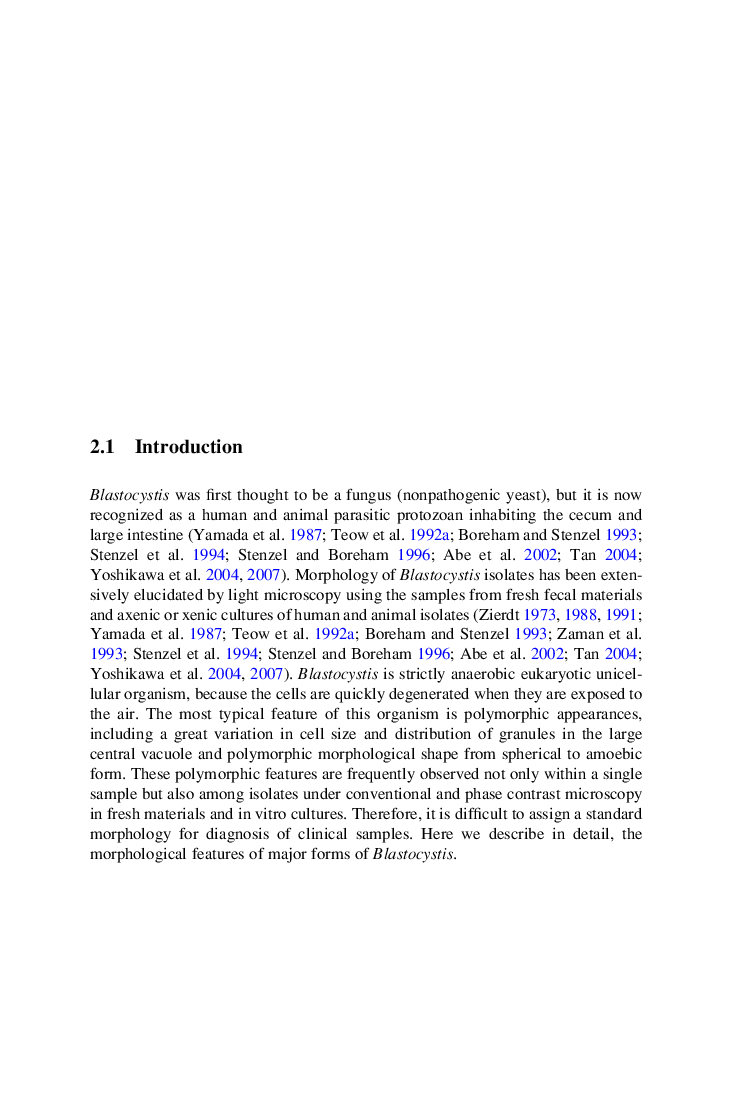 Morphology And Blastocystis - Page 2