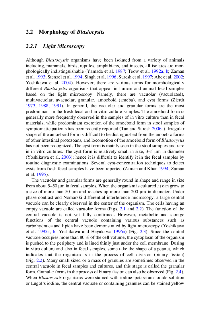 Morphology And Blastocystis - Page 3