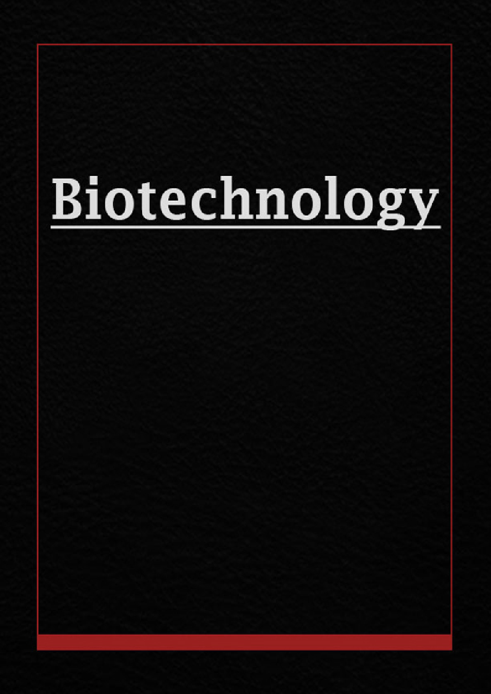 Biotechnology - Page 1
