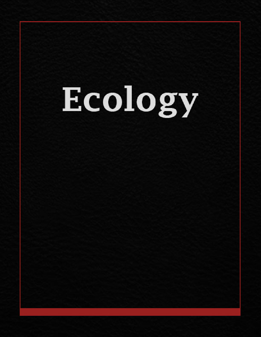 Ecology - Page 1