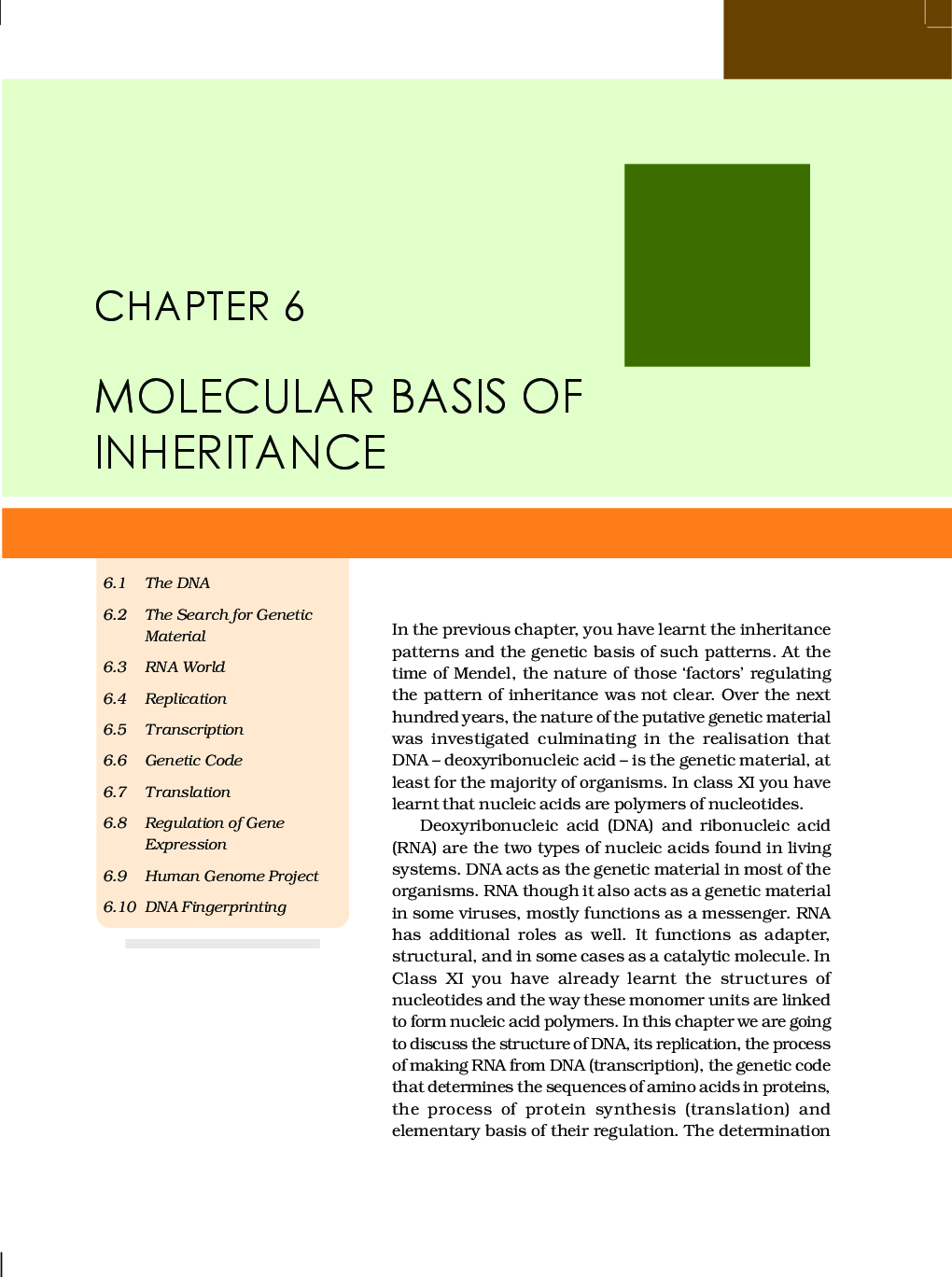 Molecular Basis Of Inheritance - Page 2