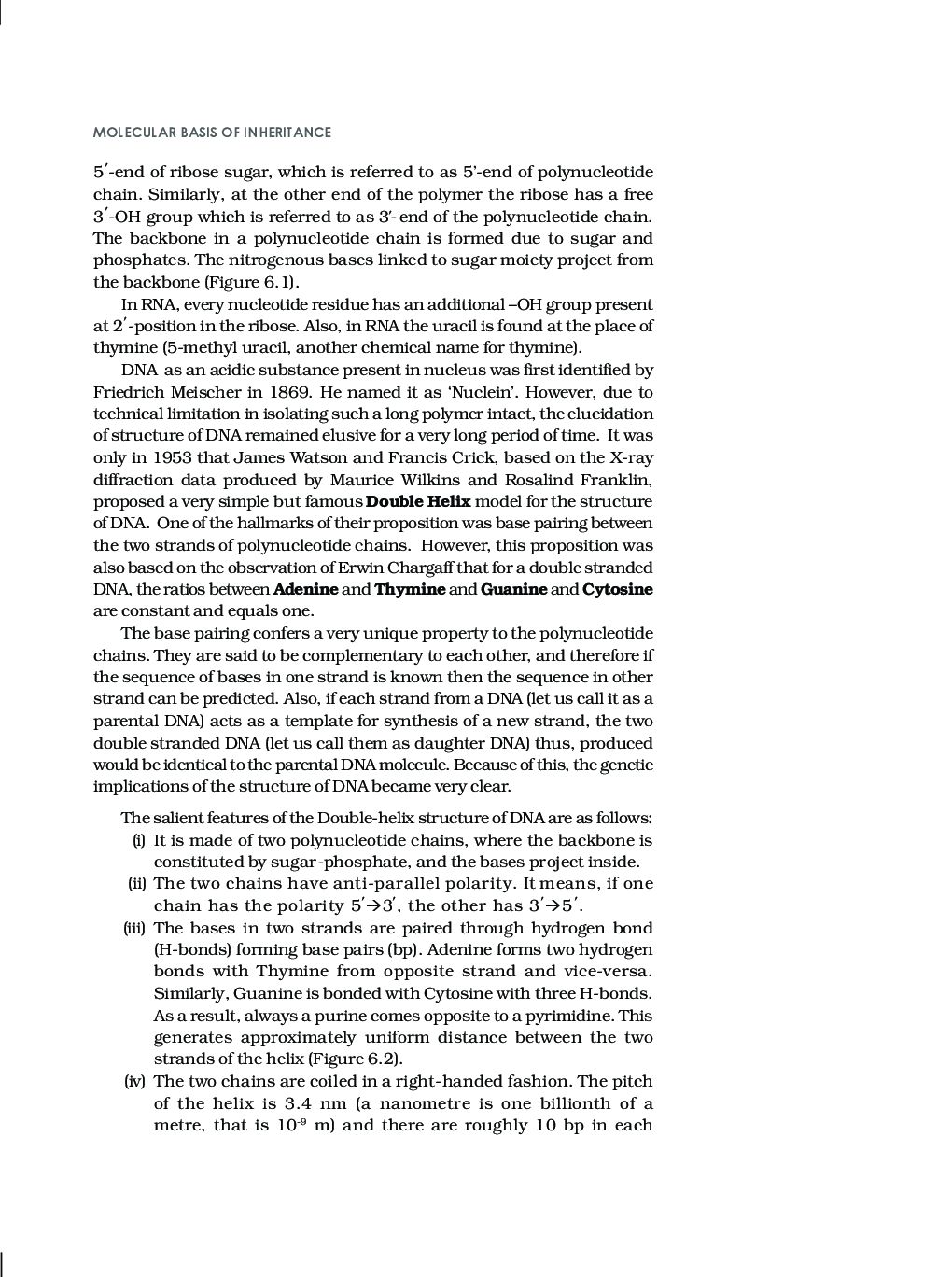 Molecular Basis Of Inheritance - Page 4