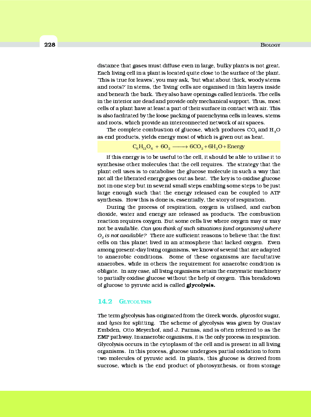 Respiration In Plants - Page 4