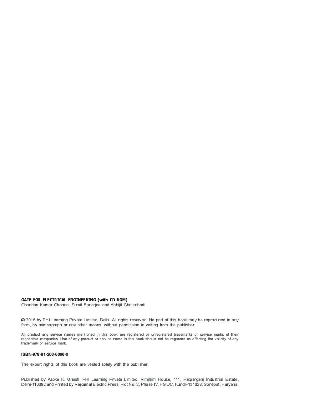 GATE For Electrical Engineering - Page 3