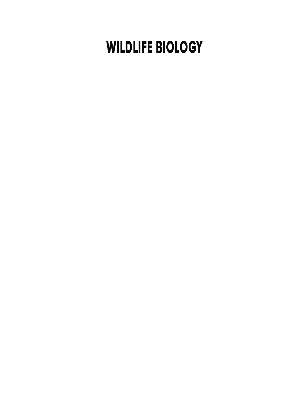 Wildlife Biology : An Indian Perspective - Page 2