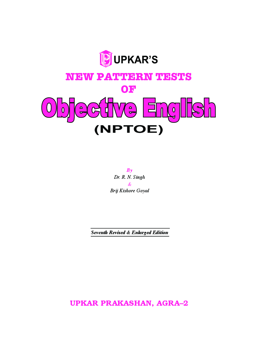 New Pattern Tests Of Objective English (NPTOE) - Page 2