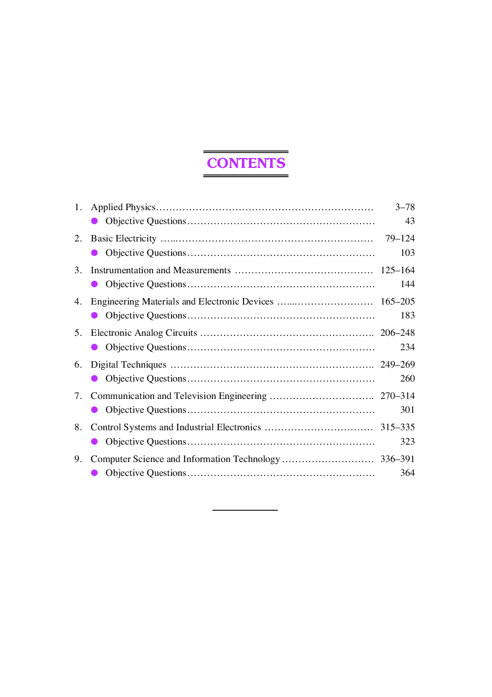 Objective Electronics & Telecommunication Engineering (Diploma Level) - Page 5