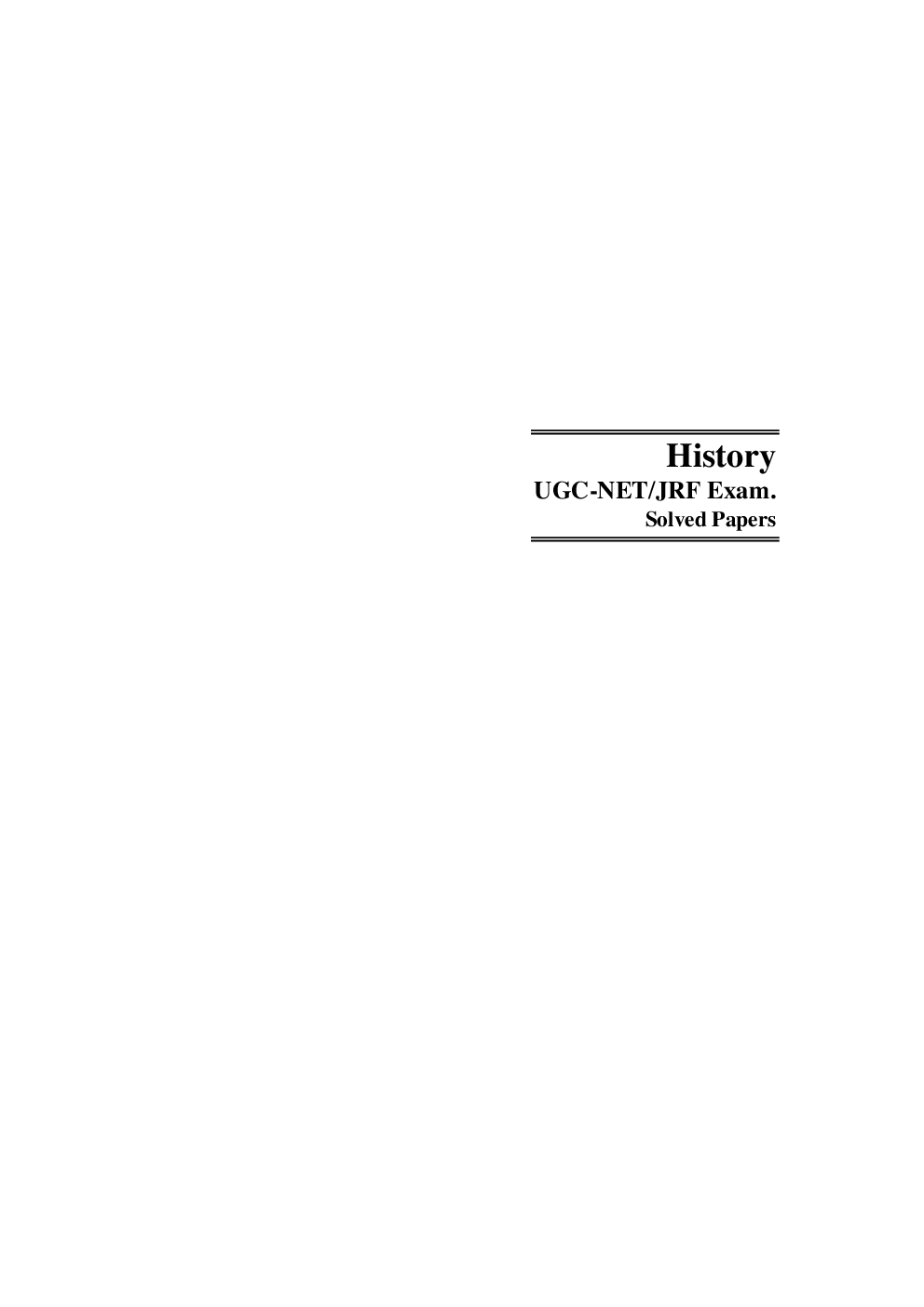 UGC NET/JRF Exam. Solved Papers History - Page 5