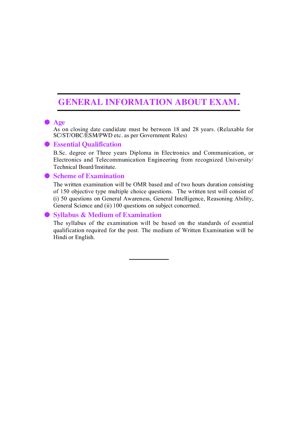 DRDO Technical Assistant (Electronics & Telecommunication) Diploma Level - Page 5