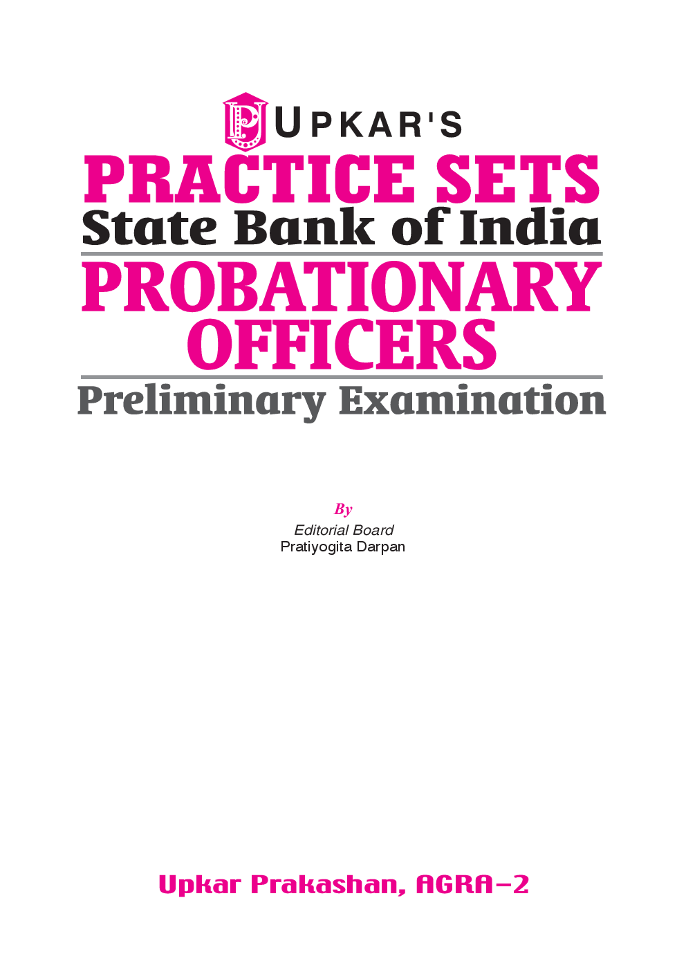 Practice Sets State Bank Probationary Officers Preliminary Examination - Page 2