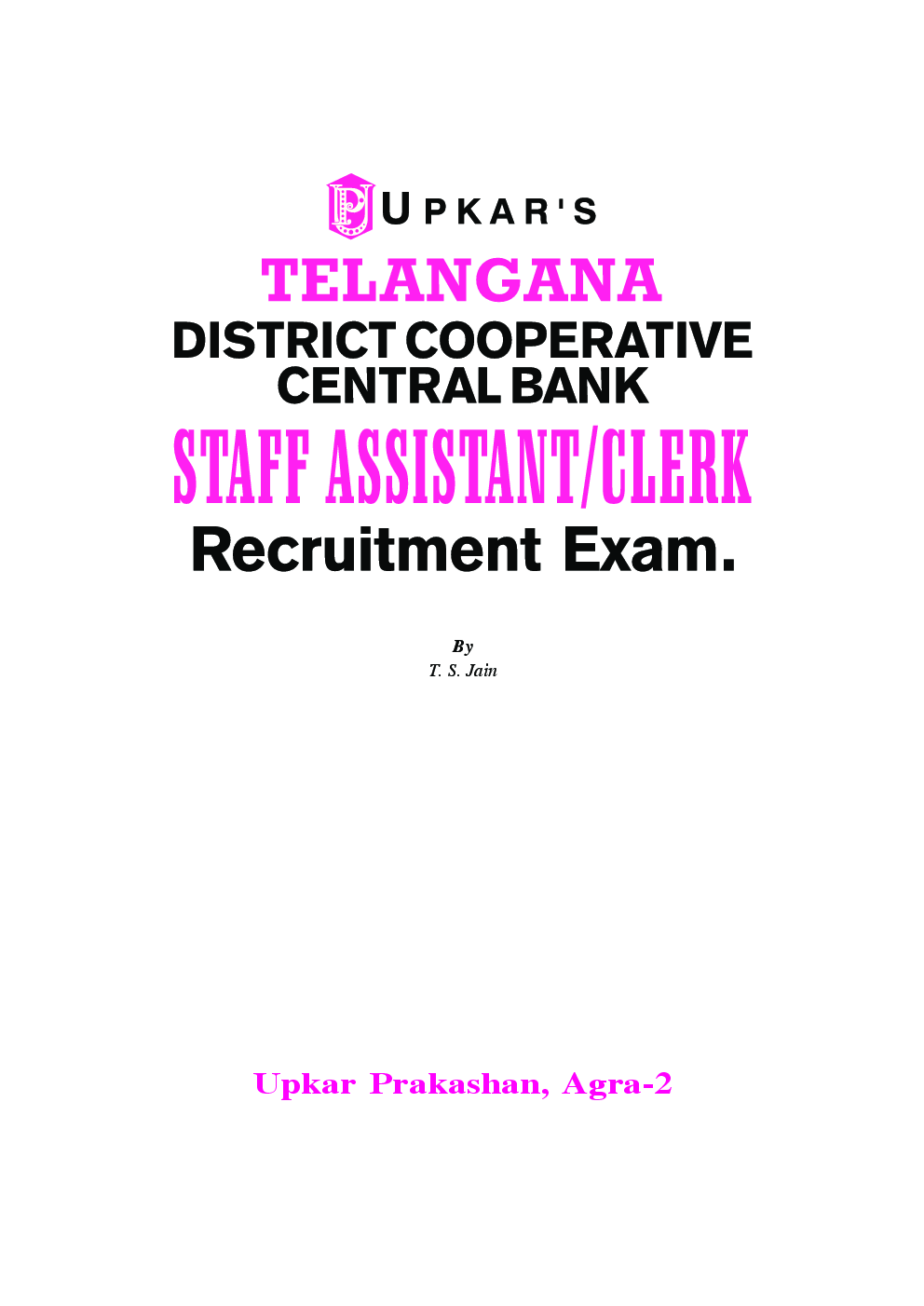 Telangana District Cooperative Central Bank  Staff Assistant / Clerk Recruitment Exam - Page 2