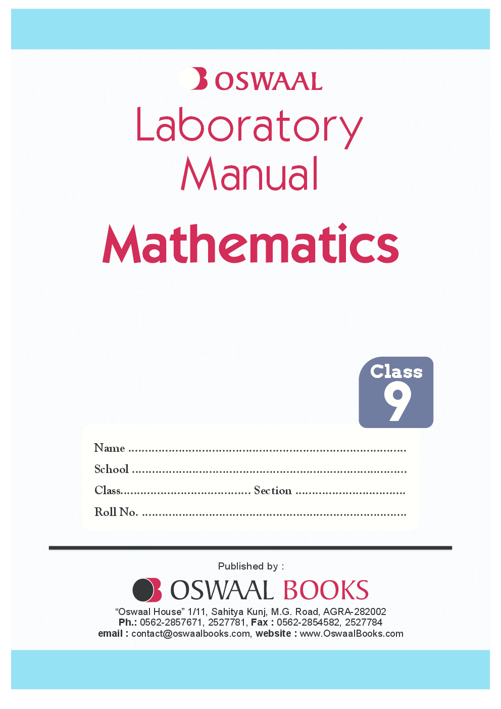 Download Oswaal CBSE Laboratory Manual Mathematics Class9 For 2019 Exam