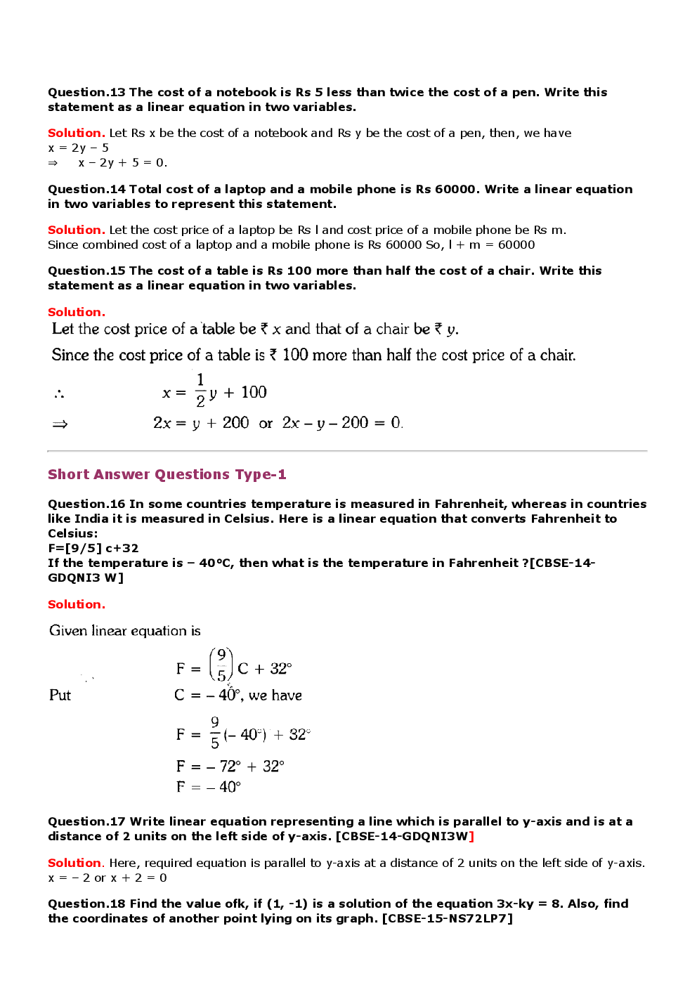 Value  Based  Questions  Math’s  For  Class -IX - Page 4