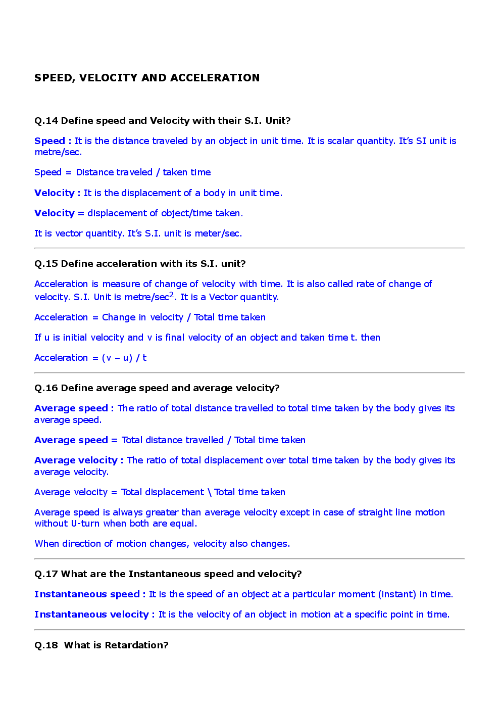 Value  Based  Questions  Science  For  Class -IX - Page 5