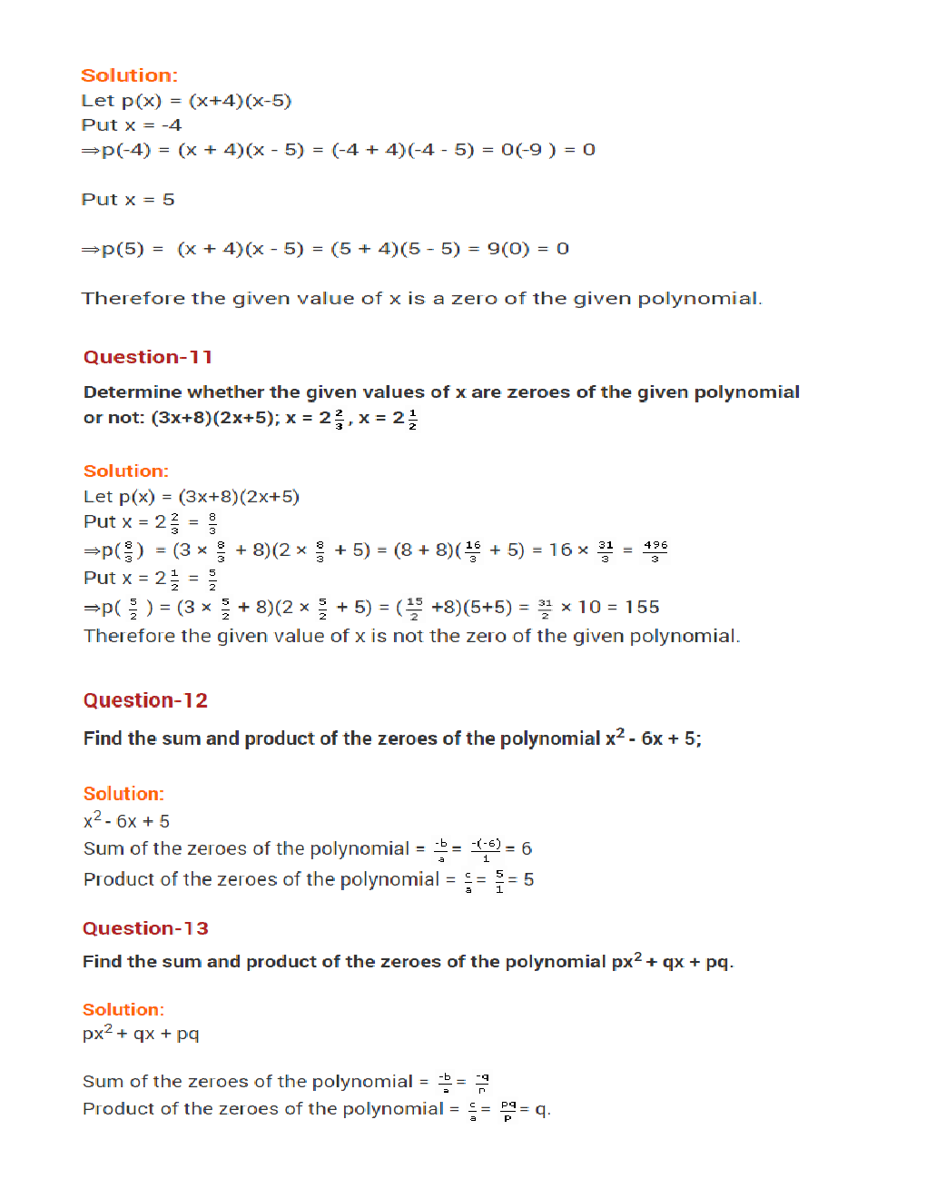 Value  Based  Questions  Math’s  For  Class -X - Page 5