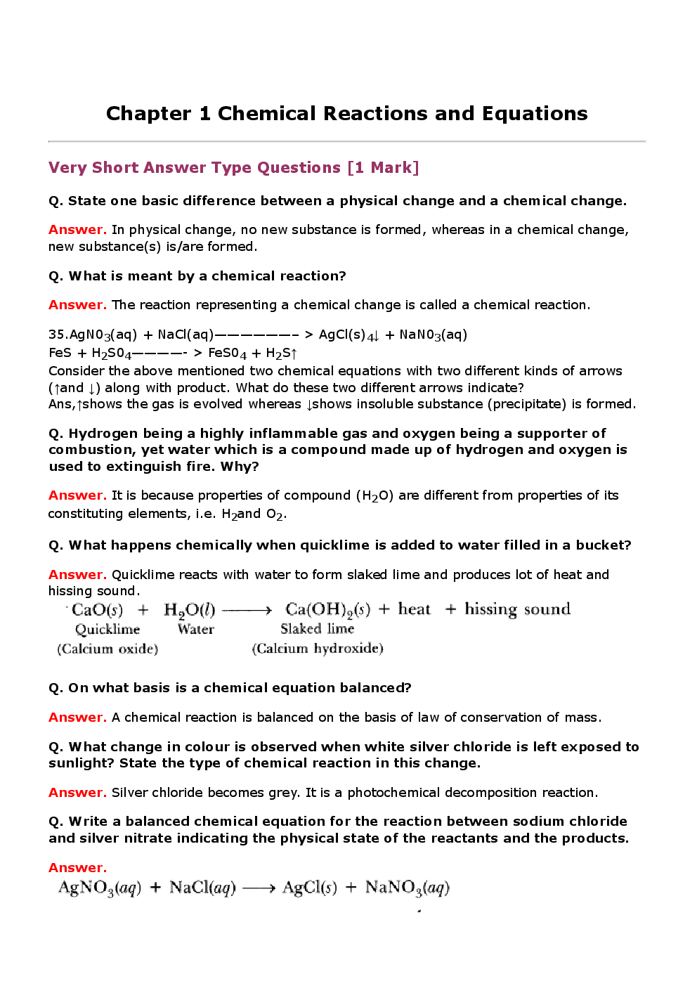 Value  Based  Questions  Science  For  Class -X - Page 2