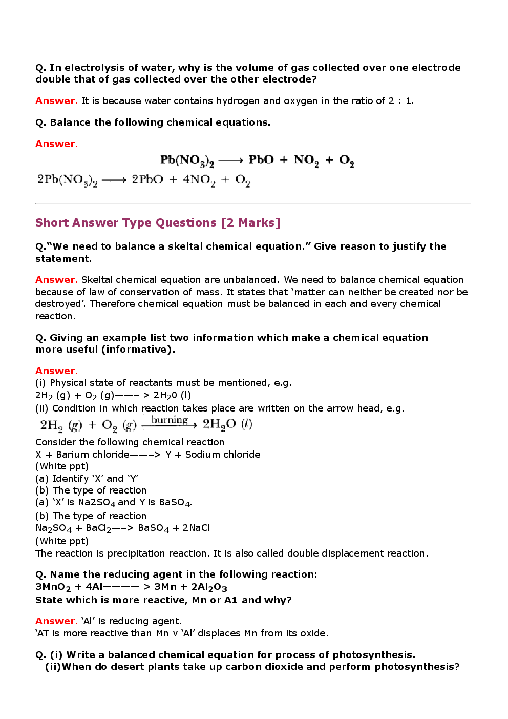 Value  Based  Questions  Science  For  Class -X - Page 3