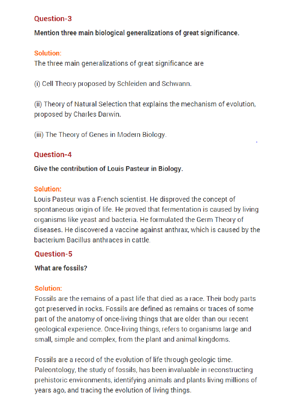 Value  Based  Questions  Biology  For  Class -XI - Page 3