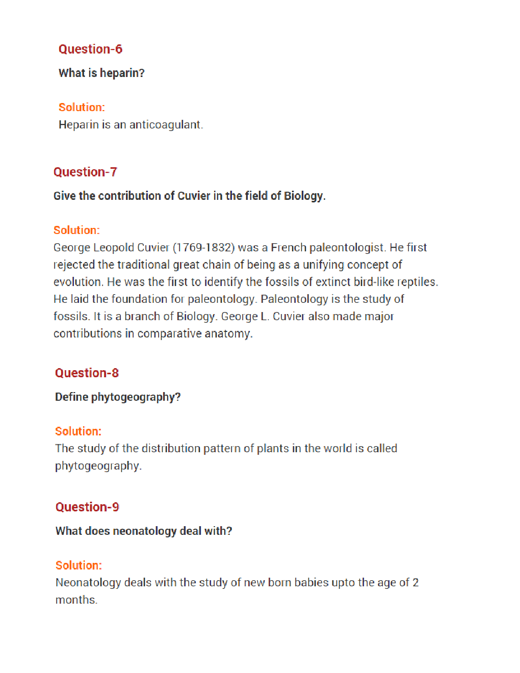 Value  Based  Questions  Biology  For  Class -XI - Page 4