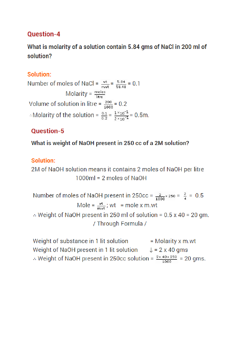 Value  Based  Questions Chemistry  For  Class -XI - Page 3