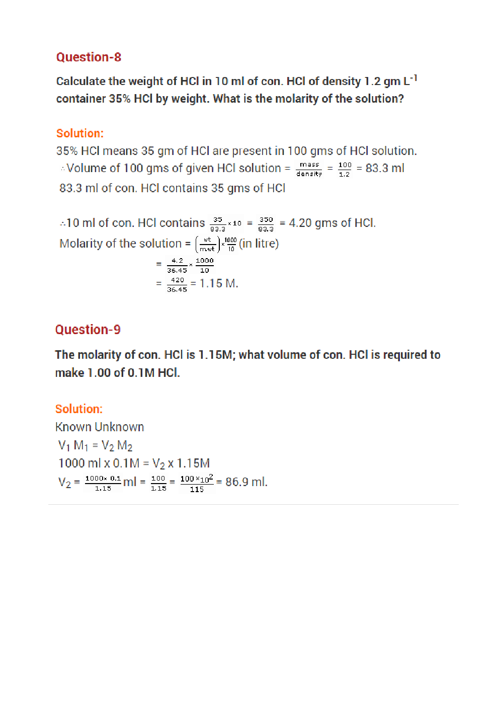 Value  Based  Questions Chemistry  For  Class -XI - Page 5