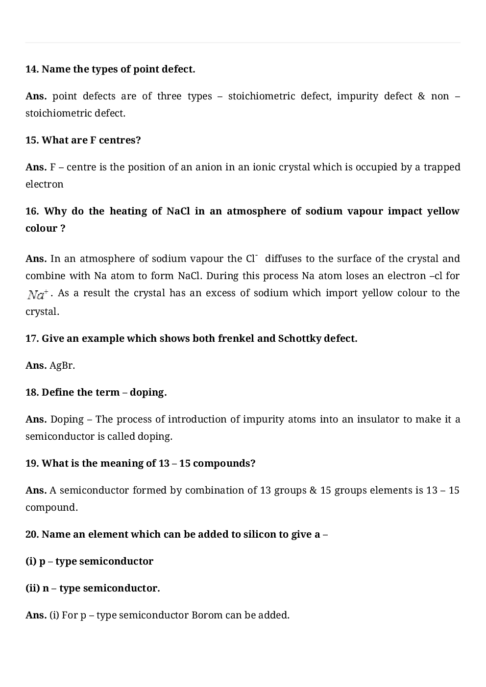 Value  Based  Questions Chemistry  For  Class -XII - Page 4