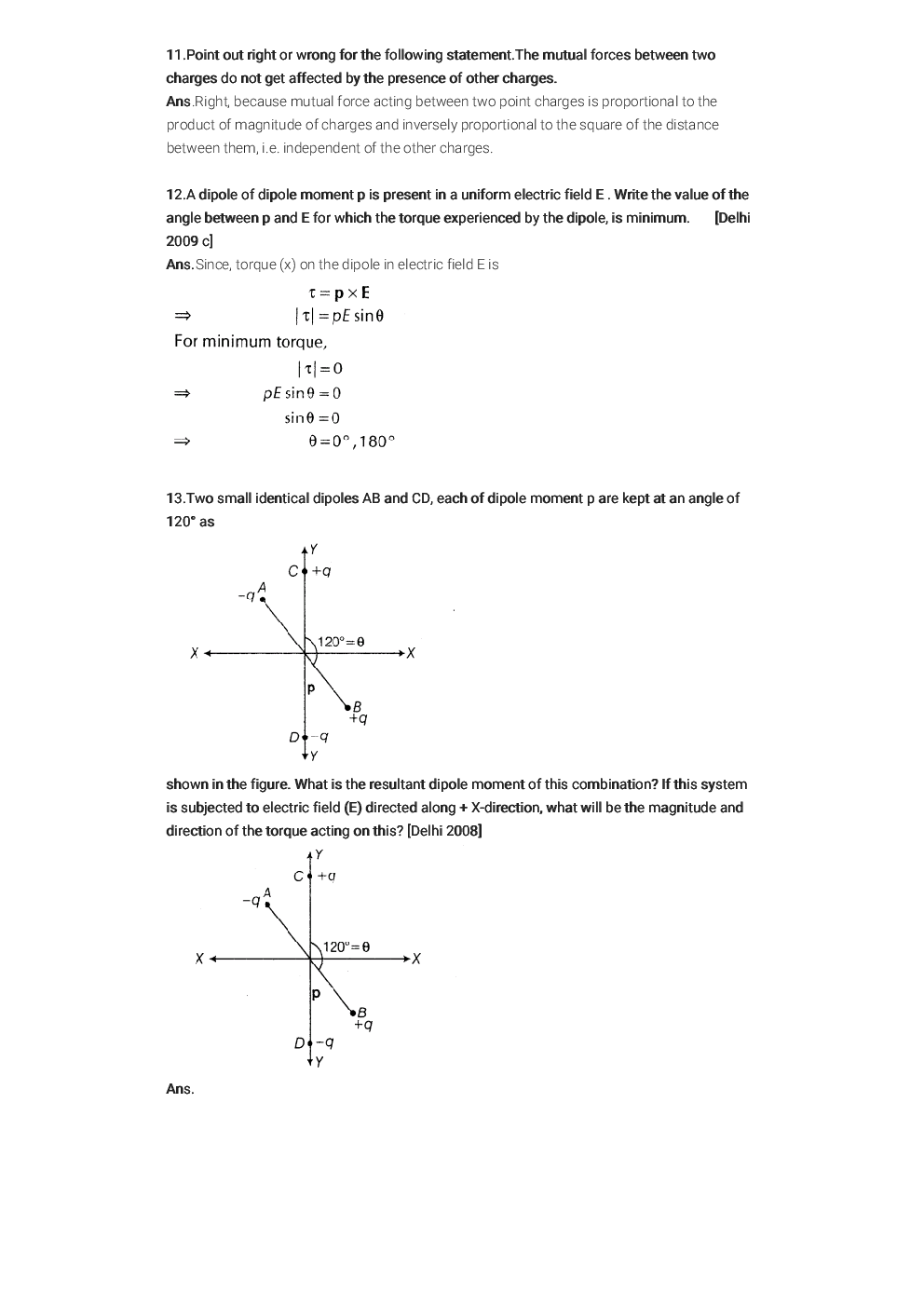 Value  Based  Questions Physics  For  Class -XII - Page 4