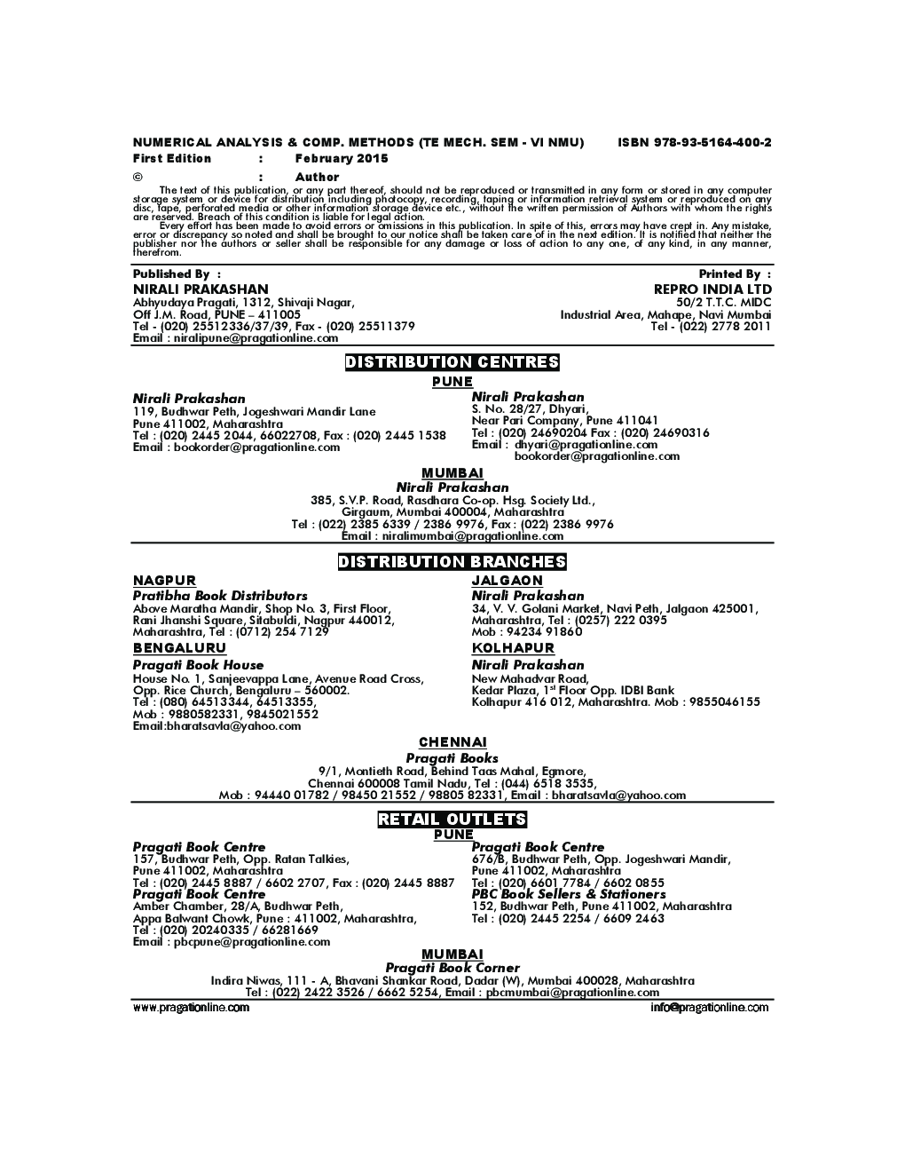 Numerical Analysis And Computational Methods - Page 3