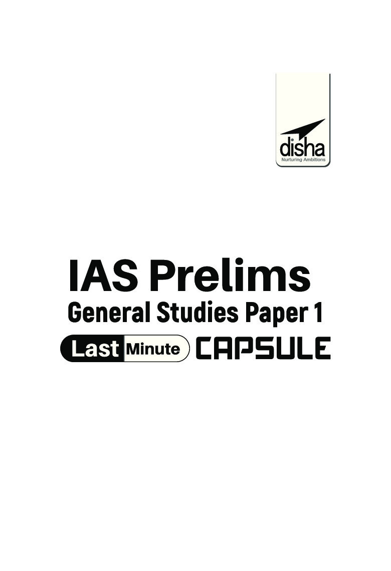 IAS Prelims General Studies Paper 1 Last Minute Capsule 2018 - Page 2