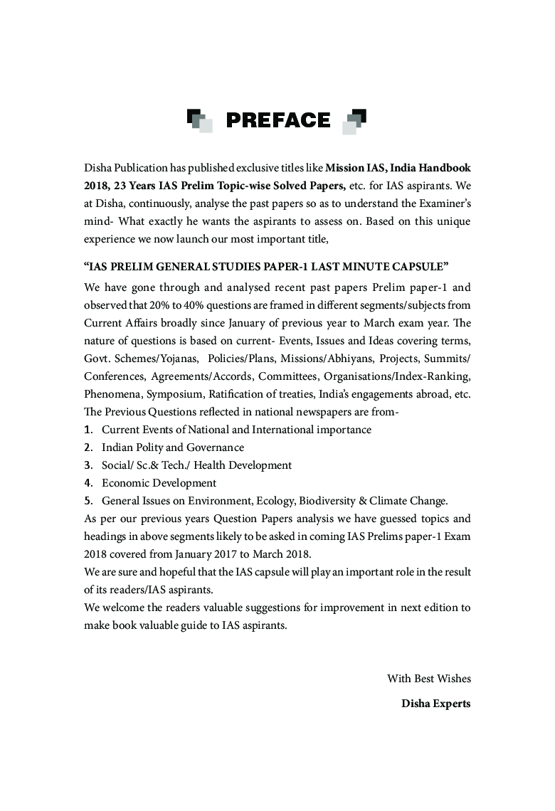 IAS Prelims General Studies Paper 1 Last Minute Capsule 2018 - Page 4