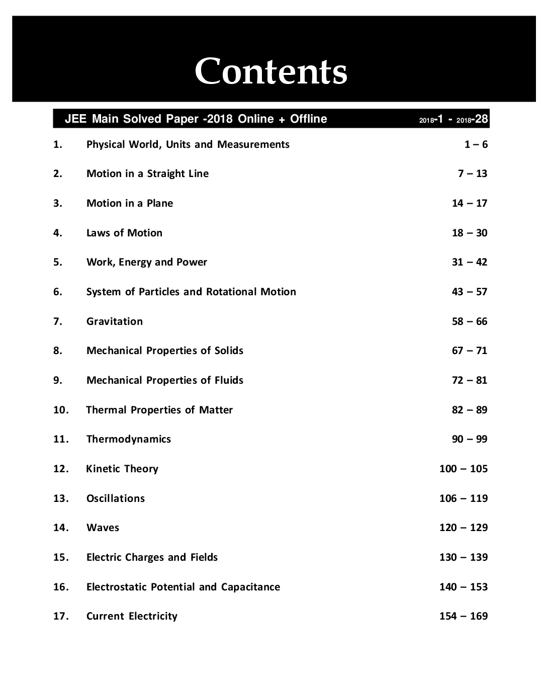 39 JEE Main Physics Online (2018-2012) & Offline (2018-2002) Chapterwise & Topicwise Solved Papers - Page 4