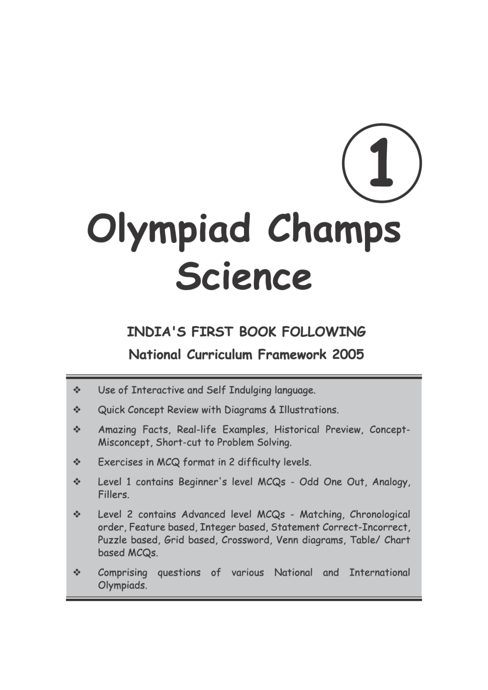 Olympiad Champs Science Class 1 With Past Olympiad Questions - Page 2