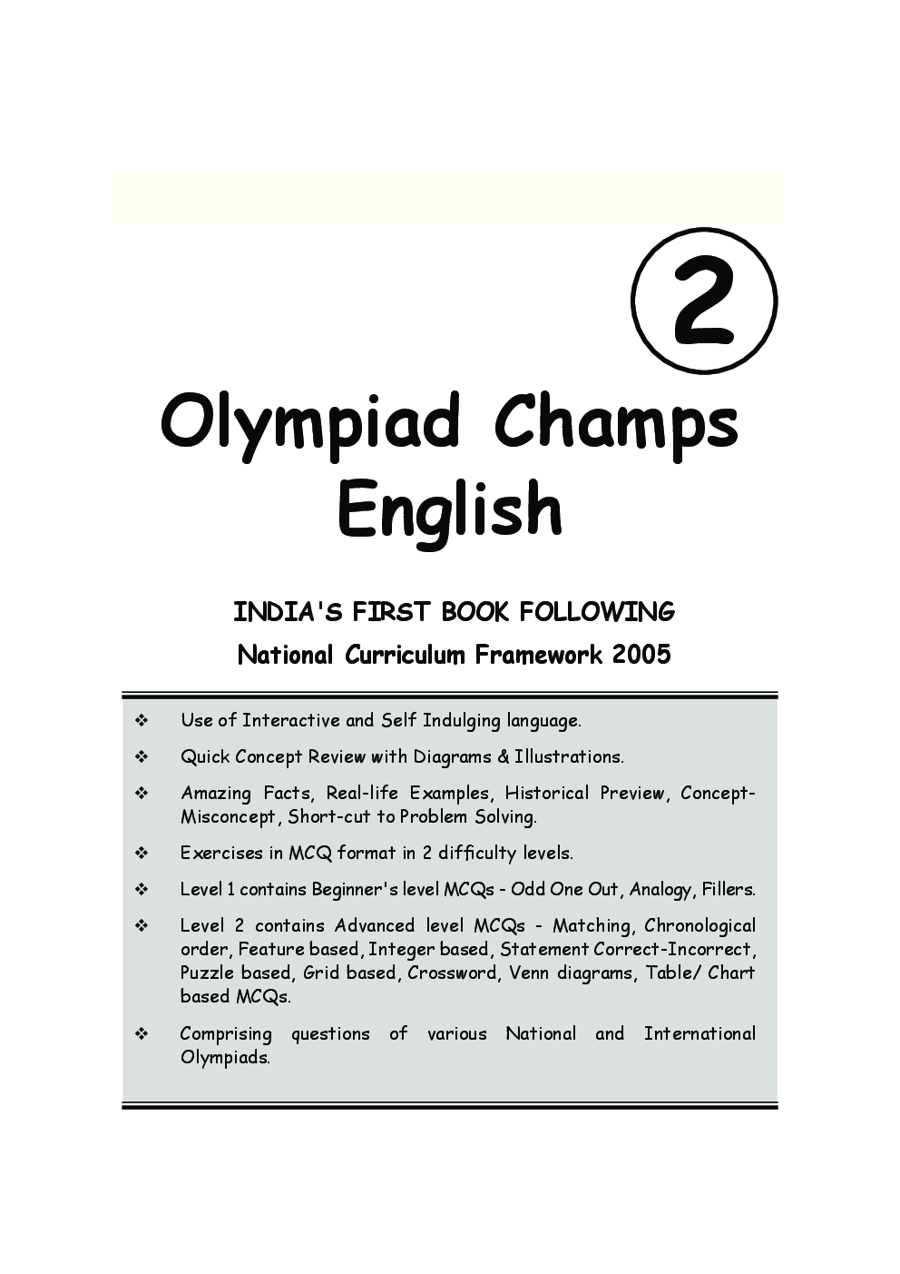 Olympiad Champs English Class 2 With Past Olympiad Questions - Page 2