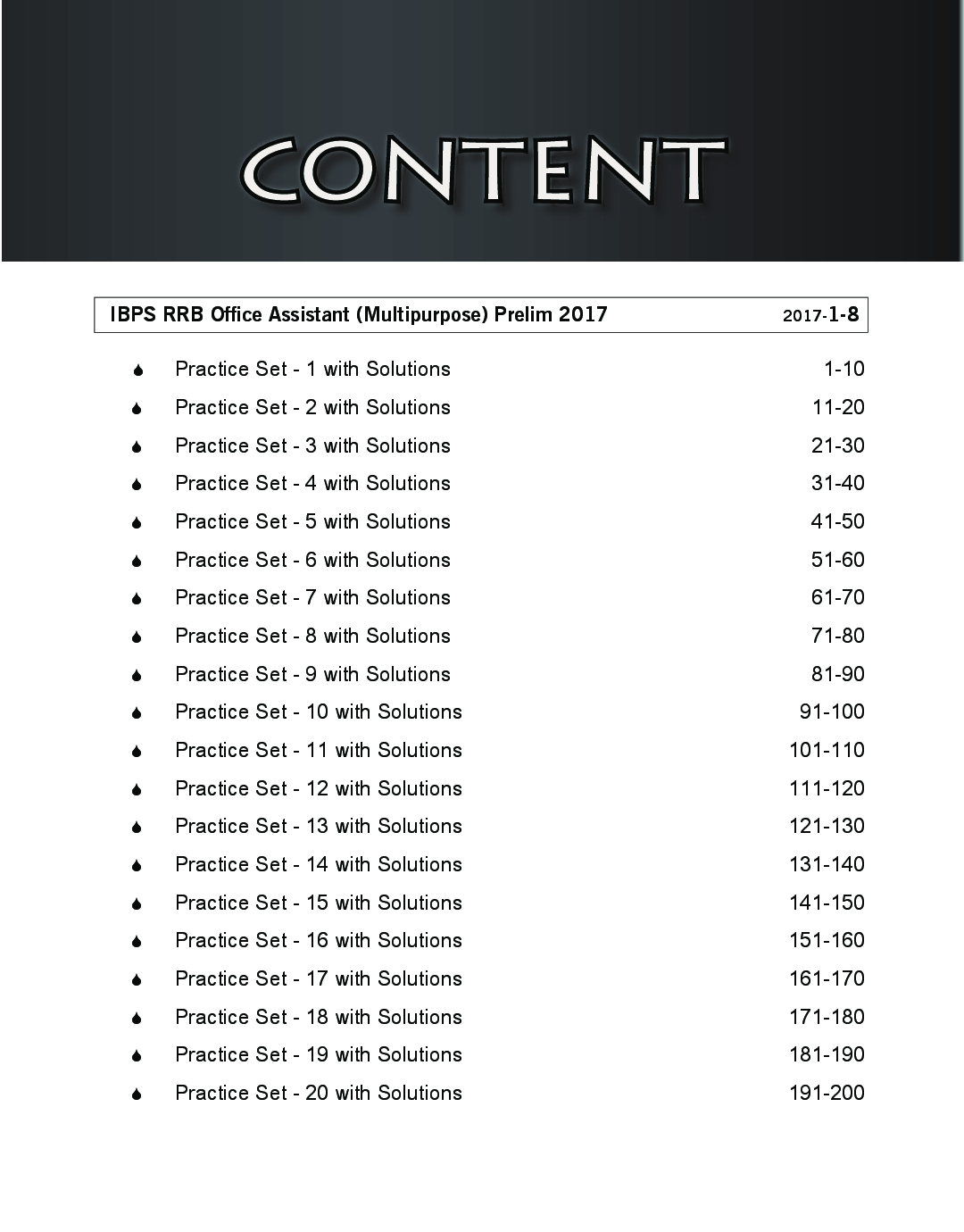 20 Practice Sets Workbook For IBPS-CWE RRB Office Assistant (Multipurpose) Preliminary Exam - Page 4