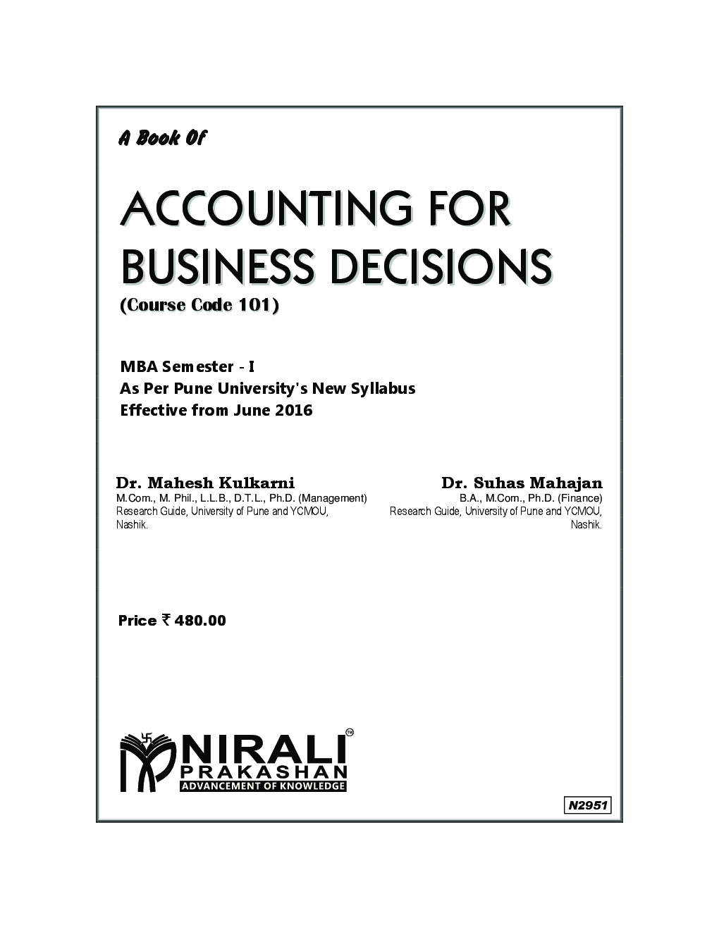Accounting For Business Decisions - Page 2