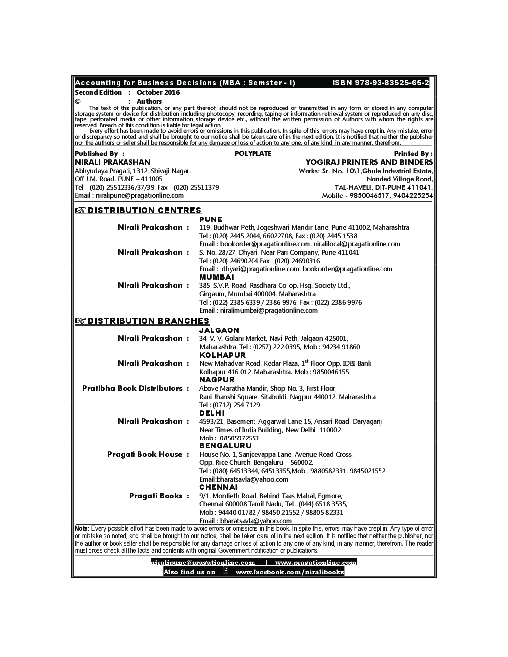 Accounting For Business Decisions - Page 3